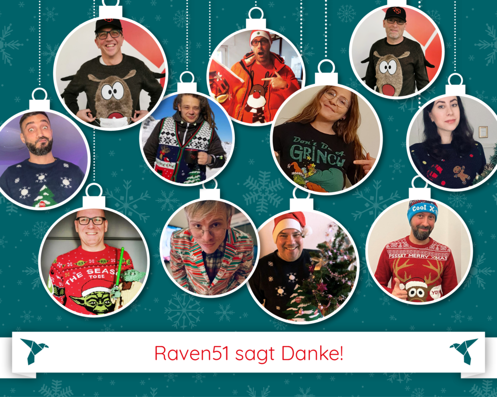 Unsere Raven51-Weihnachtsaktion: 7.500 Euro für die Aktion Mensch