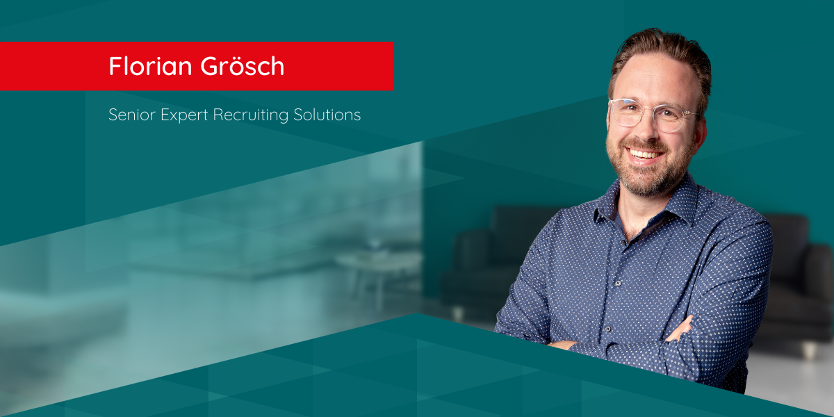 Florian Grösch Senior Expert Recruiting